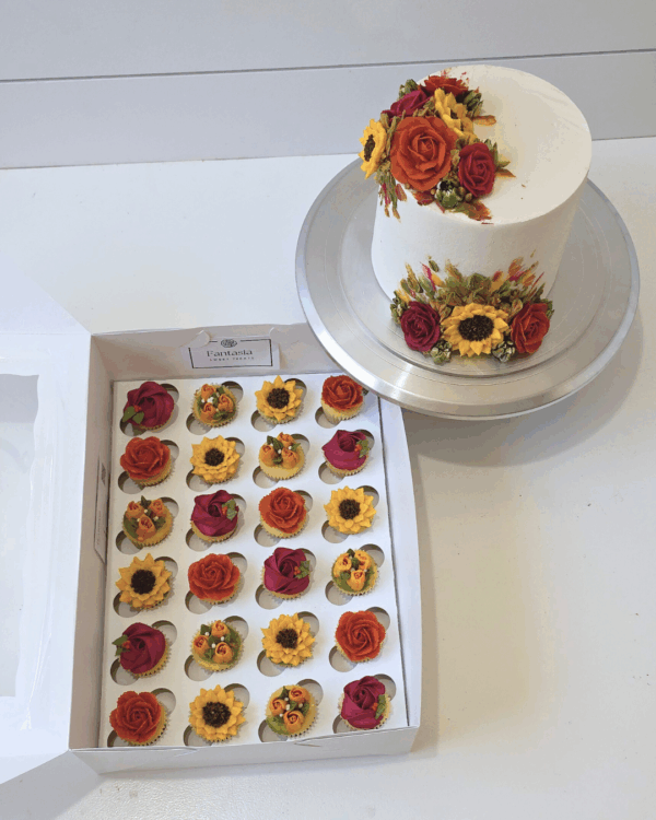 Autumn Blooming cake - Image 7