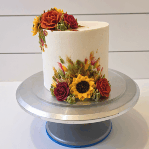 Autumn Blooming cake