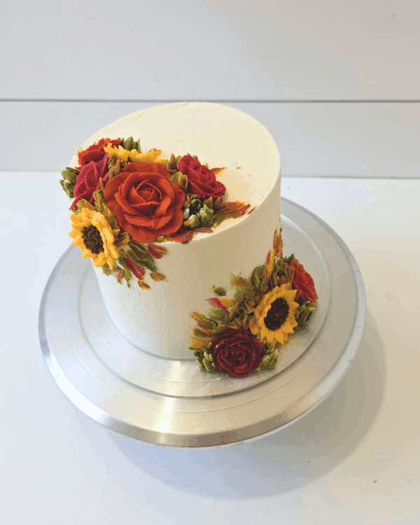 Autumn Blooming cake - Image 3