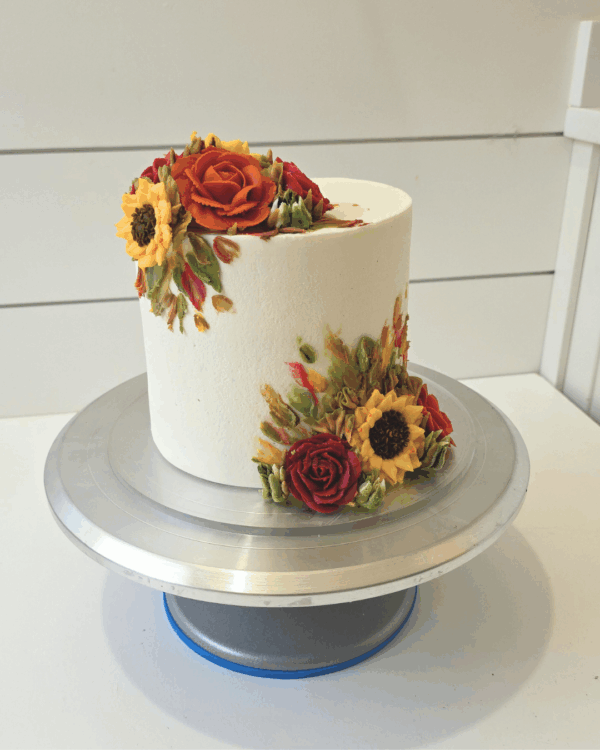 Autumn Blooming cake - Image 2