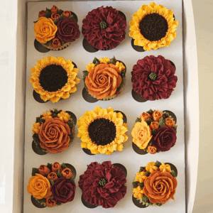 Autumn Box of 6 or 12 cupcakes